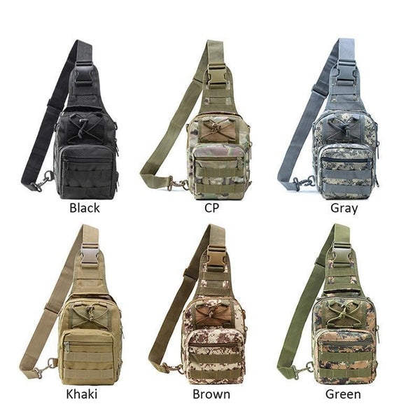 Planet Gates Men Women Military Bag Tactical Chest Bags Unisex Fashion Camouflage HandBags Cool Camping Hiking Travel Shoulder Bags