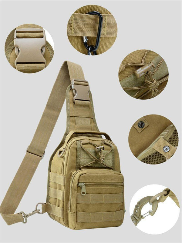 Planet Gates Men Women Military Bag Tactical Chest Bags Unisex Fashion Camouflage HandBags Cool Camping Hiking Travel Shoulder Bags