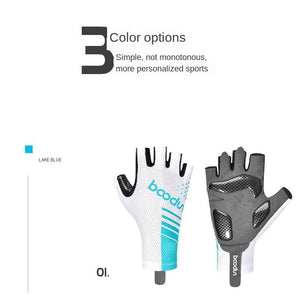 Planet Gates Men Women Road Bike Glove Cycling Gloves Half Finger Anti-slip Shockproof Gel Padded Bicycle Mittens Racing Gloves