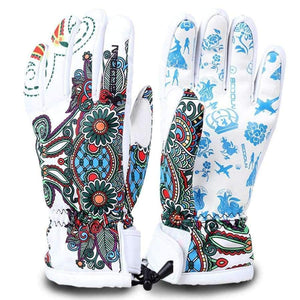 Planet Gates Men Women Snowboard Ski Gloves Winter Motorcycle Riding Cycling Gloves  Non-slip Windproof Waterproof Snow Skiing Gloves