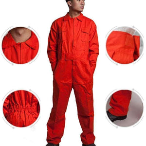 Planet Gates Men Work Overalls Long Sleeve Working Coveralls Comfortable Cotton Labor Uniforms Workwear Repairman Auto Repair Plus Size M-4XL