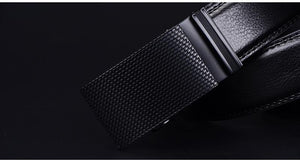 Planet Gates Mens belt luxury high quality cow genuine leather belts for men automatic buckle fashion waist male free shipping