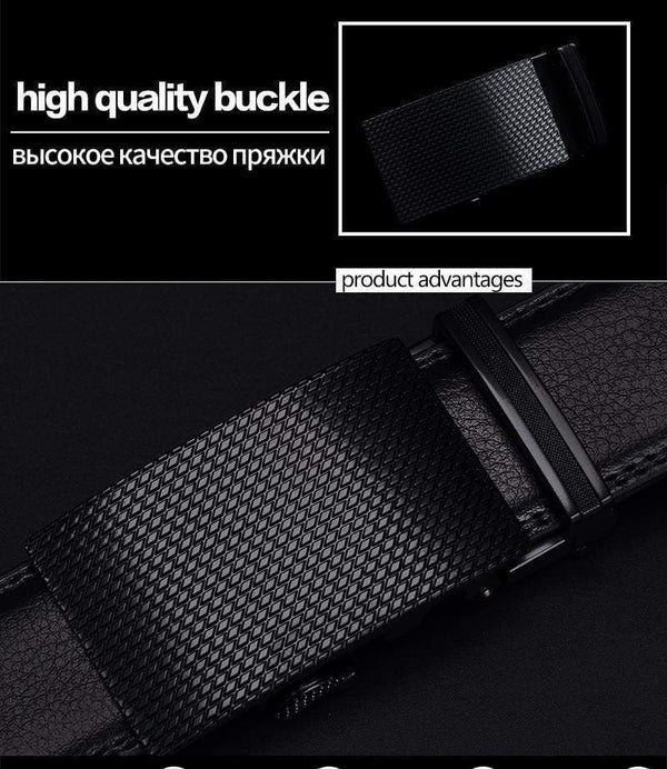 Planet Gates Mens belt luxury high quality cow genuine leather belts for men automatic buckle fashion waist male free shipping