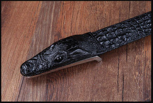 Planet Gates Mens Belts Luxury cow Leather Designer Belt Men High Quality Luxury Crocodile Cinturones Hombre