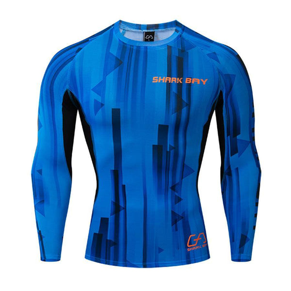 Mens Compression Long Sleeve T-shirt Gyms Fitness Bodybuilding Skinny Quick Dry T Shirt Male Brand Tees Tops Crossfit Clothing