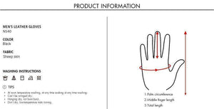Planet Gates Mens Genuine Sheepskin Leather Gloves Driving Car Motorcycle Bike Goatskin Touch Screen Mittens