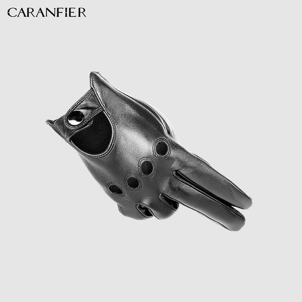 Planet Gates Mens Genuine Sheepskin Leather Gloves Driving Car Motorcycle Bike Goatskin Touch Screen Mittens