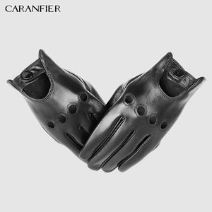 Planet Gates Mens Genuine Sheepskin Leather Gloves Driving Car Motorcycle Bike Goatskin Touch Screen Mittens