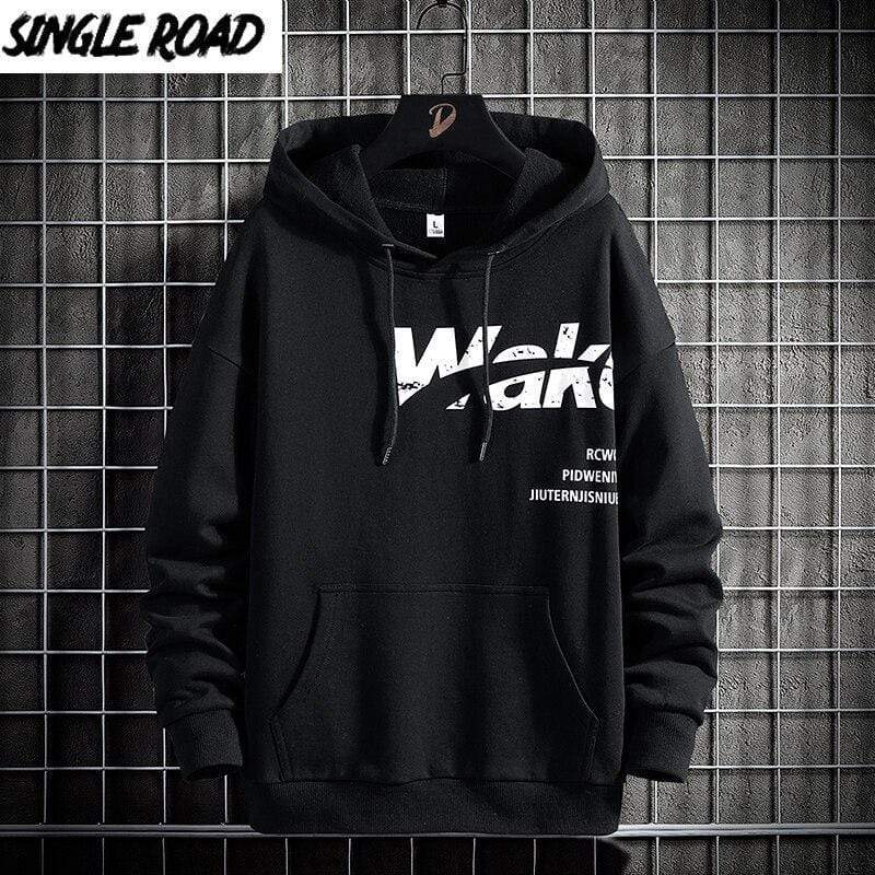 Planet Gates Mens Hoodies Men 2021 Spring Print Sweatshirt Japanese Streetwear Harajuku Hip Hop Black Hoodie Men Sweatshirts