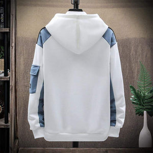 Planet Gates Mens Hoodies Men  Spring Patchwork Sweatshirt Japanese Streetwear Harajuku Hip Hop Oversized Yellow Hoodie Men