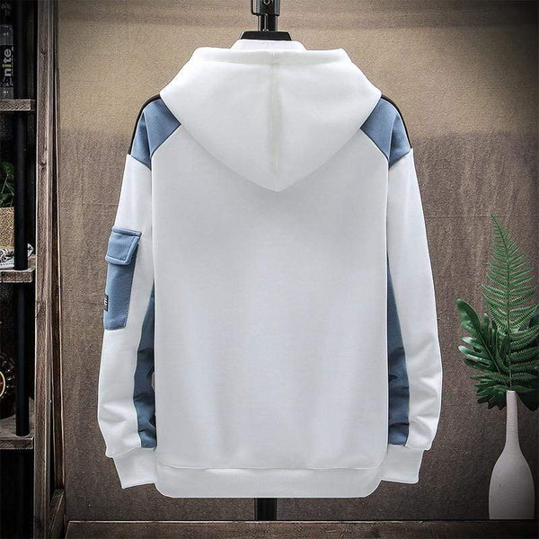 Planet Gates Mens Hoodies Men  Spring Patchwork Sweatshirt Japanese Streetwear Harajuku Hip Hop Oversized Yellow Hoodie Men