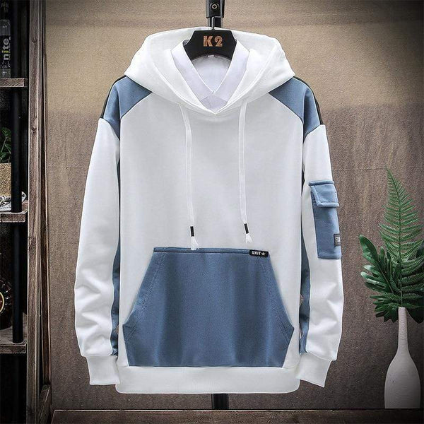 Planet Gates Mens Hoodies Men  Spring Patchwork Sweatshirt Japanese Streetwear Harajuku Hip Hop Oversized Yellow Hoodie Men