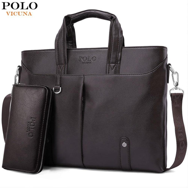Planet Gates Mens Leather Briefcase Bag Solid Large Business Man Bag Laptop Handbag pasta executiva masculino