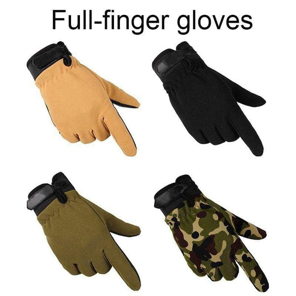 Planet Gates Mens Lightweight Breathable Tactical Gloves Riding Non-Slip Wearable Full Finger and Half Finger Military Gloves Dropshipping