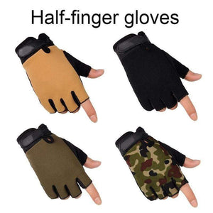 Planet Gates Mens Lightweight Breathable Tactical Gloves Riding Non-Slip Wearable Full Finger and Half Finger Military Gloves Dropshipping