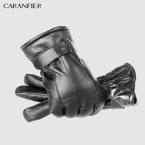 Planet Gates Mens Sheepskin Gloves Genuine Leather Men Winter Outdoor Plus Velvet Warm Fur Thickening Thermal