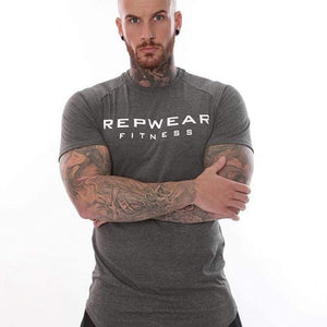 Mens Short Sleeve O-Neck Cotton T-shirt 2018 New Gyms Fitness Bodybuilding T Shirt Male Summer Casual Fashion Tee Tops Clothing