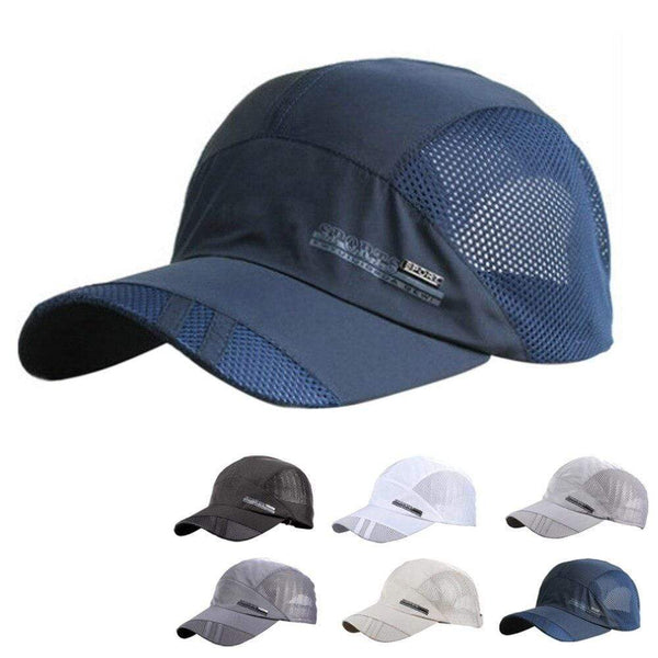 Planet Gates Mens Summer Outdoor Sport Baseball Hat Running Visor Cap Hot Popular New Cool Quick Dry Mesh Cap 6 Colors