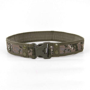 Mens Tactical Belt Military Nylon Belt Outdoor Multifunctional Training Belt High Quality Camouflage Waist Strap