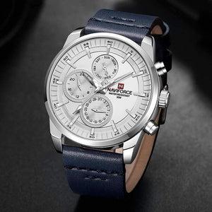 Planet Gates Mens Watches  Luxury Waterproof 24 hour Date Quartz Watch Man Fashion Leather Sport Wrist Watch Men Clock