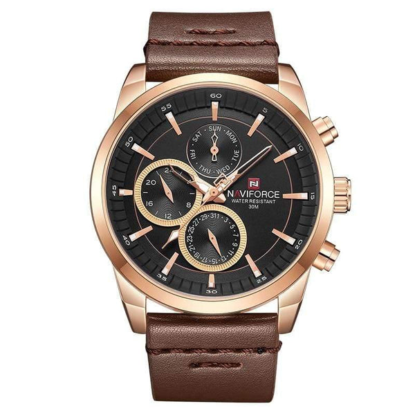 Planet Gates Mens Watches  Luxury Waterproof 24 hour Date Quartz Watch Man Fashion Leather Sport Wrist Watch Men Clock