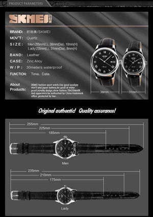 Planet Gates Mens Watches Top Brand Luxury Quartz Watch Skmei Fashion Casual Business Wristwatches Waterproof Male Watch Relogio Masculino