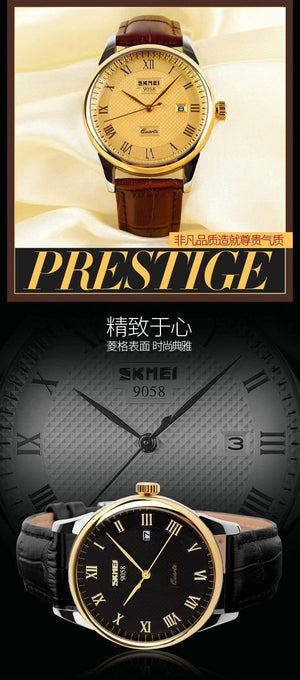 Planet Gates Mens Watches Top Brand Luxury Quartz Watch Skmei Fashion Casual Business Wristwatches Waterproof Male Watch Relogio Masculino