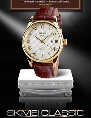 Planet Gates Mens Watches Top Brand Luxury Quartz Watch Skmei Fashion Casual Business Wristwatches Waterproof Male Watch Relogio Masculino