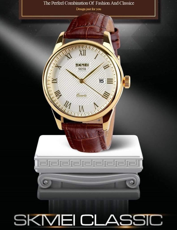 Planet Gates Mens Watches Top Brand Luxury Quartz Watch Skmei Fashion Casual Business Wristwatches Waterproof Male Watch Relogio Masculino