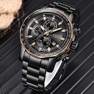 Planet Gates Mens Watches Top Brand Luxury Sport Quartz All Steel Male Clock Military Waterproof Chronograph Relogio Masculino