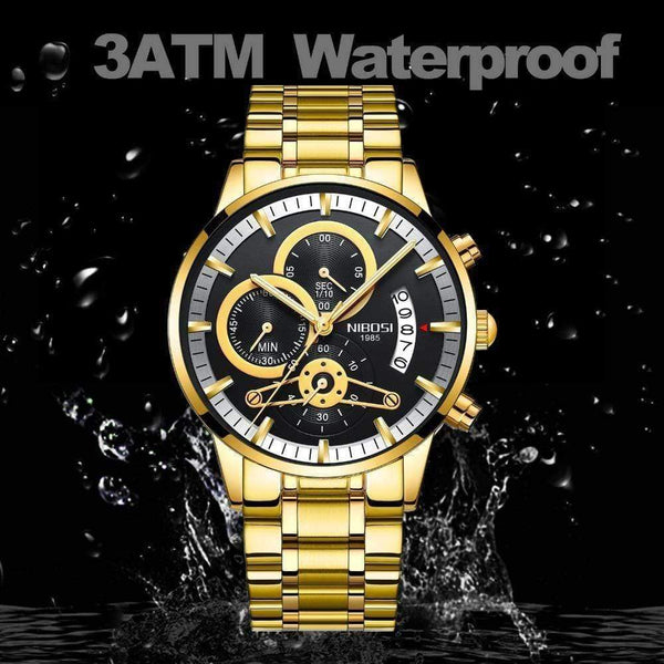 Planet Gates Mens Watches Top Luxury Brand Men Gold Watch Men Relogio Masculino Military Army Analog Quartz Wristwatch Montre Homme