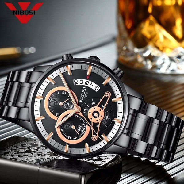 Planet Gates Mens Watches Top Luxury Brand Men Gold Watch Men Relogio Masculino Military Army Analog Quartz Wristwatch Montre Homme