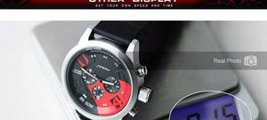 Planet Gates Mens Watches Top Luxury Brand Men Rubber Sports Watches SINOBI Men's Quartz Chronograph Clock Waterproof Military Wrist Watch