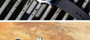 Planet Gates Mens Watches Top Luxury Brand Men Rubber Sports Watches SINOBI Men's Quartz Chronograph Clock Waterproof Military Wrist Watch