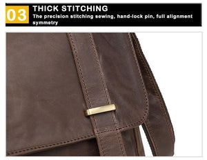 Planet Gates Messenger Bag Men Genuine Leather Men's Shoulder Bags Cowhide Casual Crossbody Bags Crazy Horse Men Bag for Male