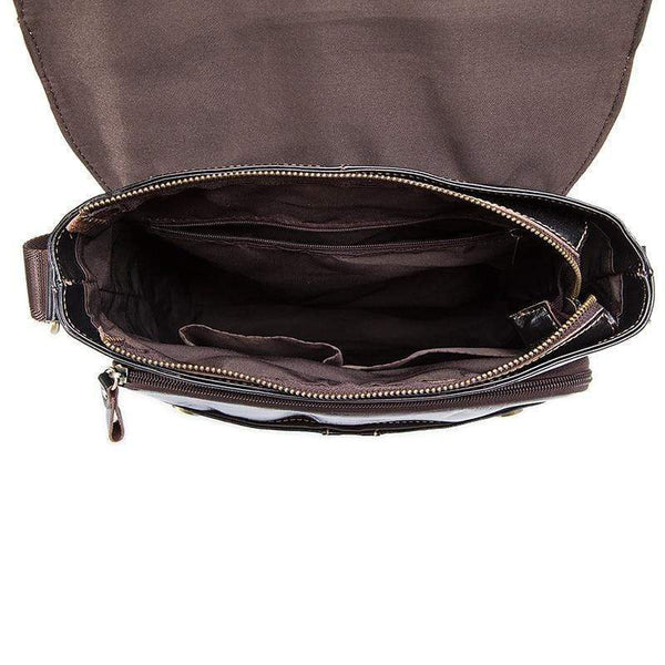 Planet Gates Messenger Bag Men Leather Shoulder Bag Male Genuine Leather Crossbody Bags for Men top-handle Men's Bags Hasp male handbags