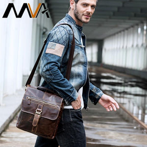 Planet Gates Messenger Bag Men Leather Shoulder Bag Male Genuine Leather Crossbody Bags for Men top-handle Men's Bags Hasp male handbags