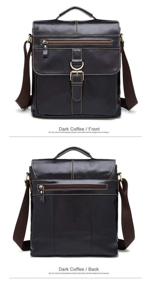 Planet Gates Messenger Bag Men Leather Shoulder Bag Male Genuine Leather Crossbody Bags for Men top-handle Men's Bags Hasp male handbags