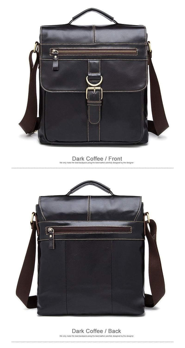 Planet Gates Messenger Bag Men Leather Shoulder Bag Male Genuine Leather Crossbody Bags for Men top-handle Men's Bags Hasp male handbags