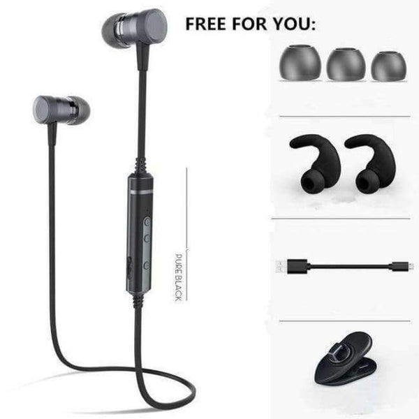 Planet Gates METAL ASH / China Bluetooth Earphone Sweatproof Sports Wireless Earphones With MIC Bluetooth Headphones For Phones iPhone Xiaomi