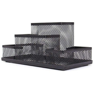 Planet Gates Metal Combination Desktop Study Storage Office Organizer Supplies Desk Accessories Stand for Pens Pencils Holder Gifts