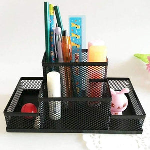 Planet Gates Metal Combination Desktop Study Storage Office Organizer Supplies Desk Accessories Stand for Pens Pencils Holder Gifts