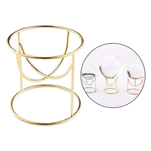 Planet Gates Metal Display Stand for Crystal Glass Lens Ball Divination Photography  Base  Sphere Globe Holder