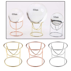 Planet Gates Metal Display Stand for Crystal Glass Lens Ball Divination Photography  Base  Sphere Globe Holder