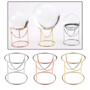 Planet Gates Metal Display Stand for Crystal Glass Lens Ball Divination Photography  Base  Sphere Globe Holder