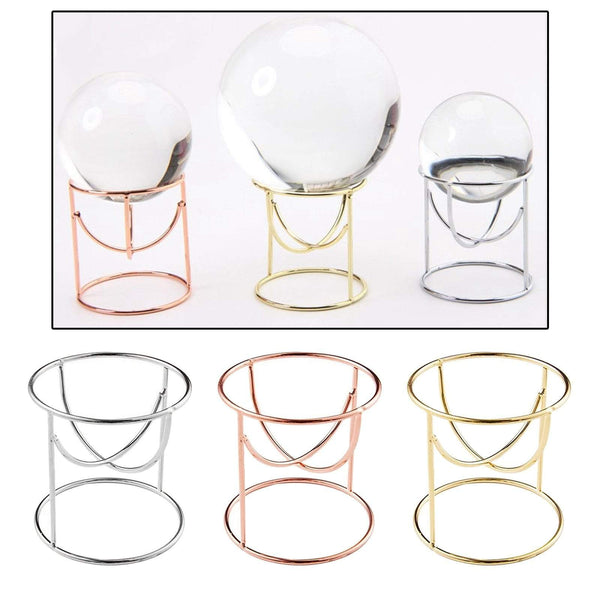 Planet Gates Metal Display Stand for Crystal Glass Lens Ball Divination Photography  Base  Sphere Globe Holder