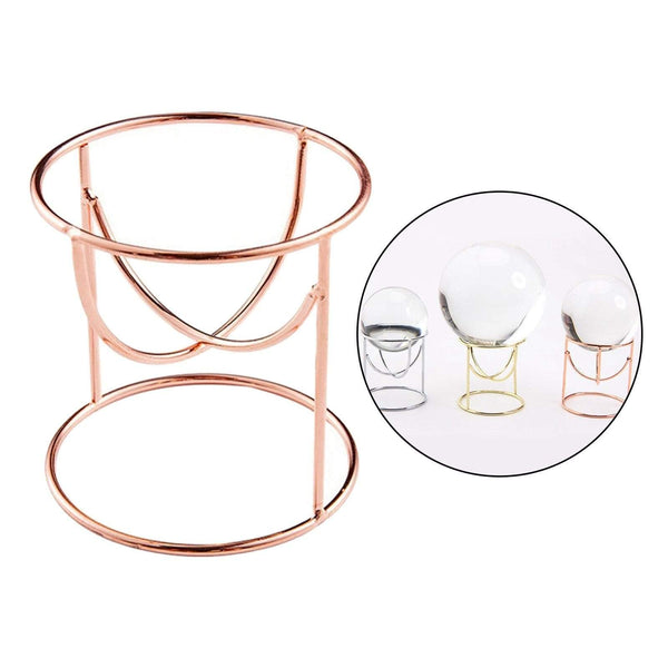 Planet Gates Metal Display Stand for Crystal Glass Lens Ball Divination Photography  Base  Sphere Globe Holder