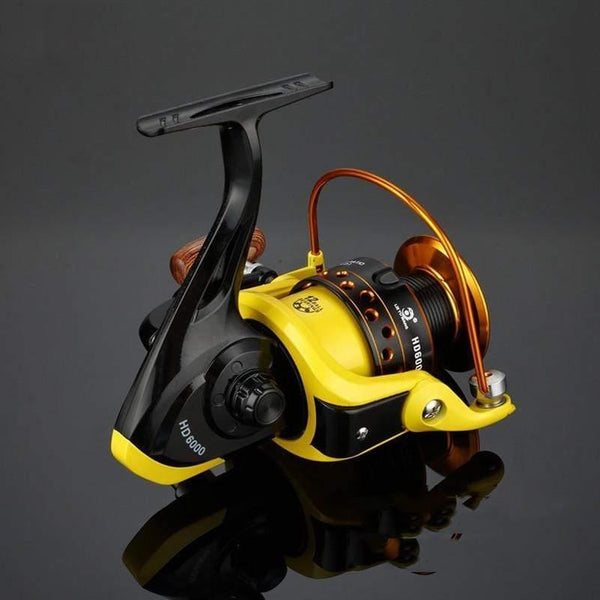 Planet Gates Metal Fishing Reel Spinning Reel metal spool 500 1000 2000 3000 4000 5000 6000 7000 12BB Ratio 5.2:1 Fishing Tackle