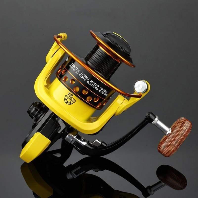 Planet Gates Metal Fishing Reel Spinning Reel metal spool 500 1000 2000 3000 4000 5000 6000 7000 12BB Ratio 5.2:1 Fishing Tackle
