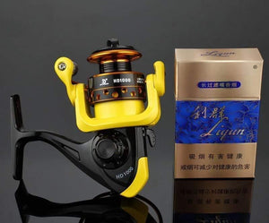 Planet Gates Metal Fishing Reel Spinning Reel metal spool 500 1000 2000 3000 4000 5000 6000 7000 12BB Ratio 5.2:1 Fishing Tackle